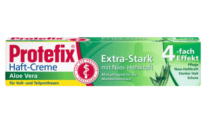 Protefix Haft-Creme Aloe Vera Frontansicht