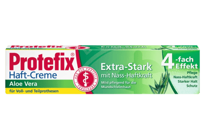Protefix Haft-Creme Aloe Vera Frontansicht