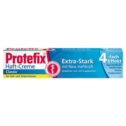Protefix Haft-Creme Classic Frontansicht