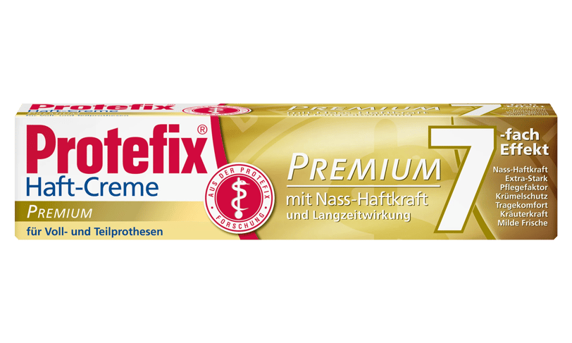 Protefix Haft-Creme PREMIUM Frontansicht