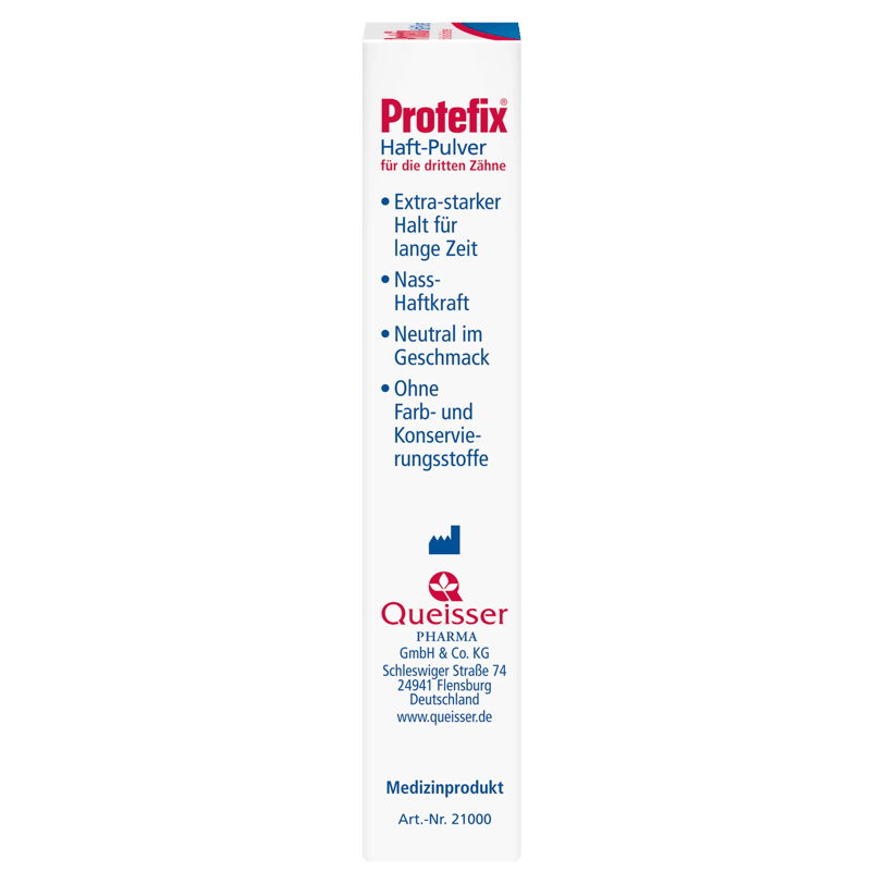 Protefix Haft-Pulver Seitenansicht links